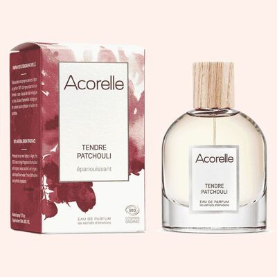 ACORELLE Eau de Parfum Tender Patchouli Certificado ORGÁNICO - Cumpliendo