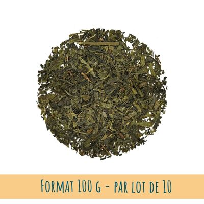 Organic Sencha green tea from China - 100g Bulk