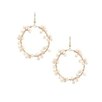 Diana - Boucles d'oreilles cascade de perles 1