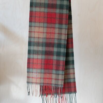 Lambswool Kids Scarf in Buchanan Autumn Tartan