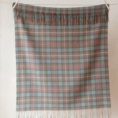 Super Soft Lambswool Baby Blanket in Fraser Hunting Weathered Tartan