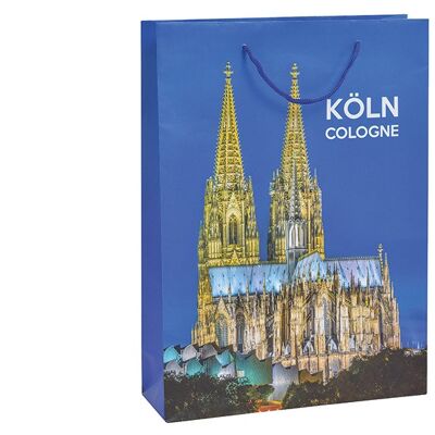 Geschenktüte Köln aus Papier/Pappe matt Bunt (B/H/T) 25x34x8cm