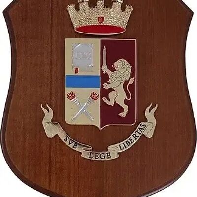 Crest polizia araldico smaltato Mod 2