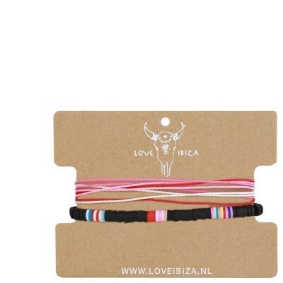 Ensemble bracelets surf noir