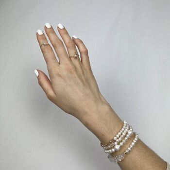 Beige facette & perles - Bracelet 2