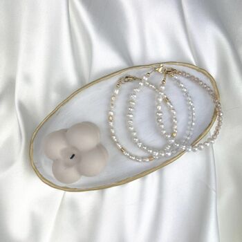 Beige facette & perles - Bracelet 3
