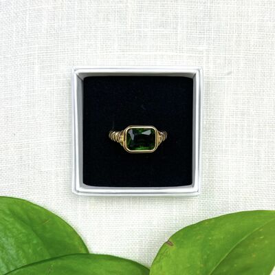 Vintage verde - Anillo