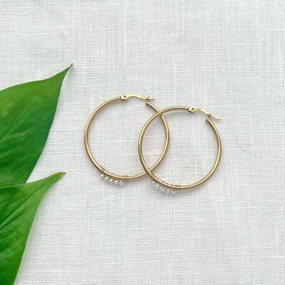 The pearl hoops