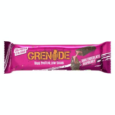Grenade Protein Bar - Lampone al cioccolato fondente - 12 Barre