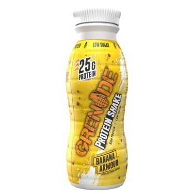Frullato proteico Grenade - Confezione da 8 (330 ml) - Banana Armor