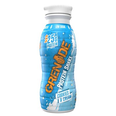 Batido de proteínas Grenade - Paquete de 8 (330 ml) - Galletas y crema