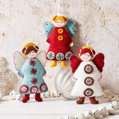 Scandinavian Angels Christmas Card