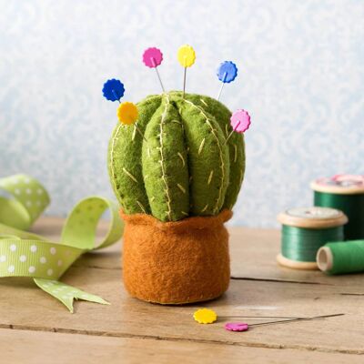Cactus Pincushion Felt Craft Mini Kit