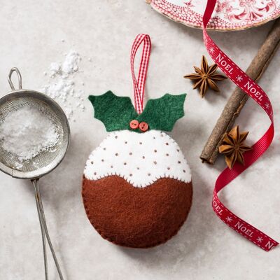 Christmas Pudding Felt Craft Mini Kit
