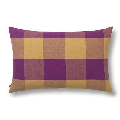 Viking, aubergine/beige checkered