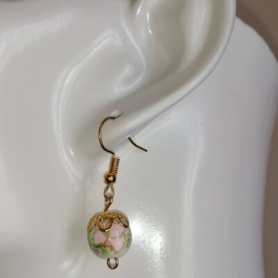 Boucles d'oreilles fleurs 10