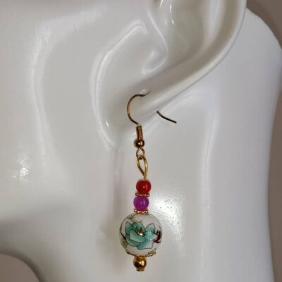 Boucles d'oreilles fleurs 14