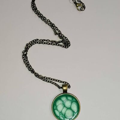 Pendentif bronze vert 1