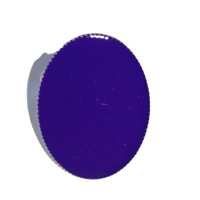 Bague argentée violet