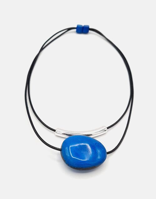 Barra Seed Necklace - Blue