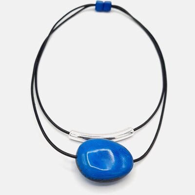 Barra Seed Necklace - Blue