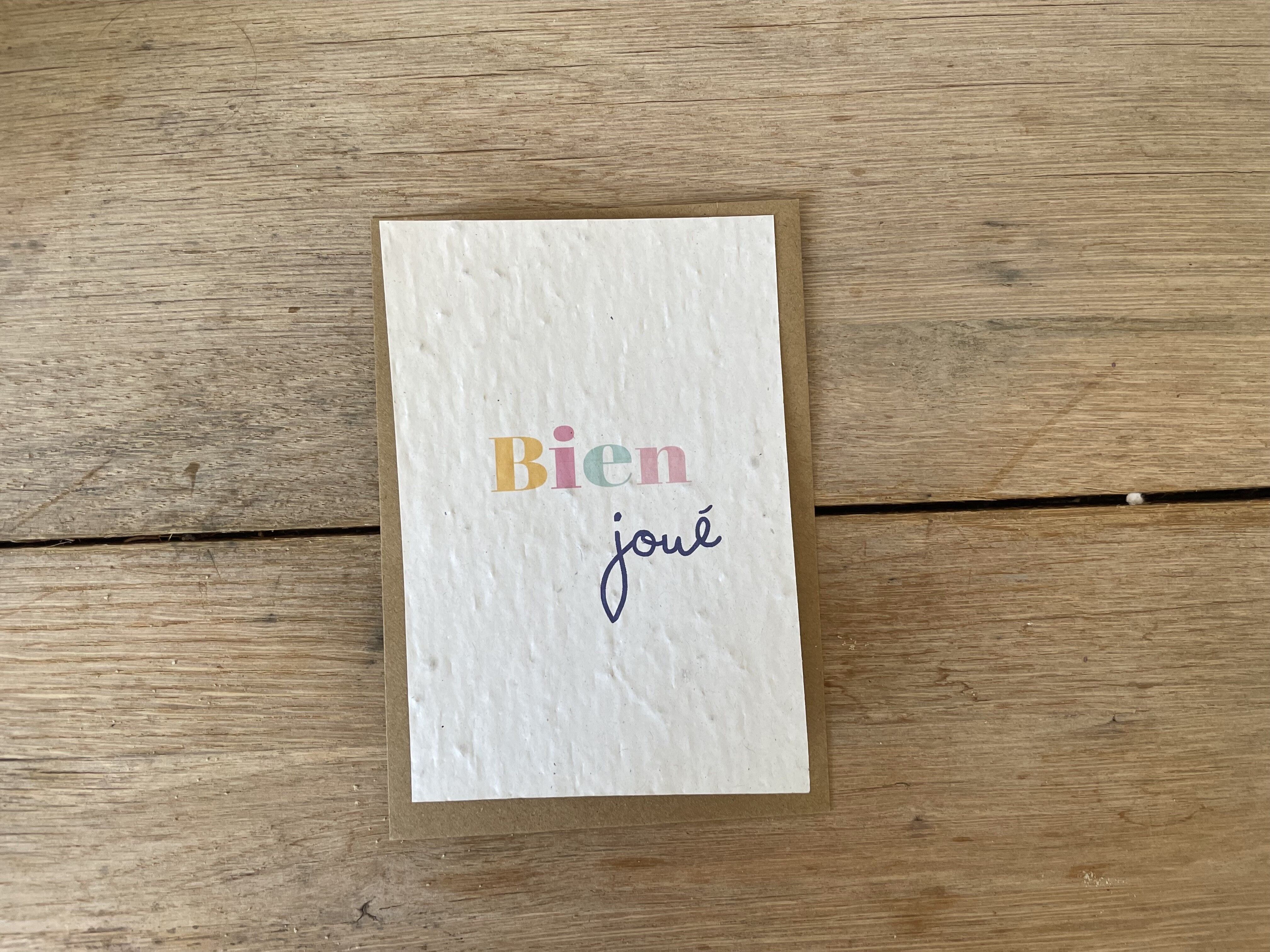 Pflanzkarte Gut gemacht