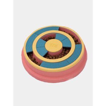 SmartyPaws Puzzler Feeder Bowl - Wagging Wheel 1