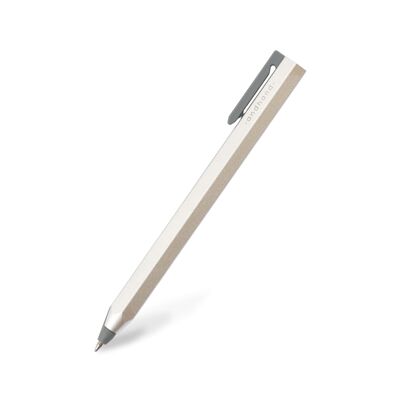 Penna retrattile Core - Lustro argento