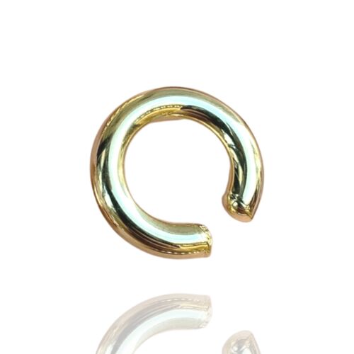 Chunky Sterling Silver Ear Cuff - Gold
