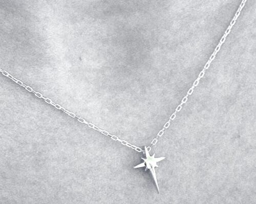 Postella Single Star Sterling Silver Necklace - Silver