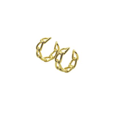 Chain Sterling Silver Ear Cuff - Gold