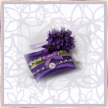 Bracelet avec cristaux Parma Violet 3