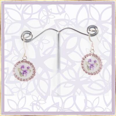Violet of Parma earrings