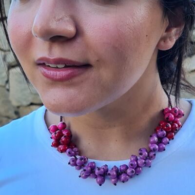 Maria Acai Necklace - Pink Mix