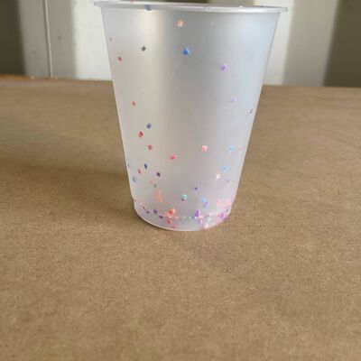 16 oz confetti cup