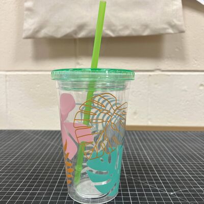 16oz double walled printed tumbler