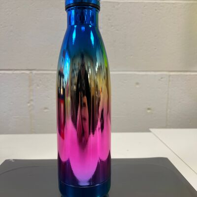 iridescent water bottle