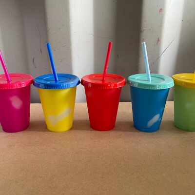 mini 16oz colour changing tumbler