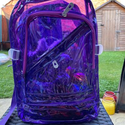 RTS - neon PVC back pack