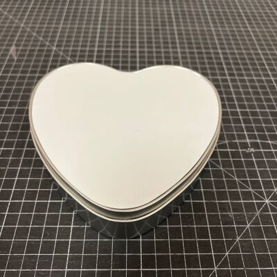 sublimation heart tin