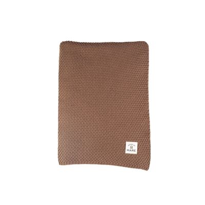 Knit Blanket Brown