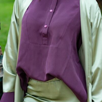 Tunic Anaelle Aubergine