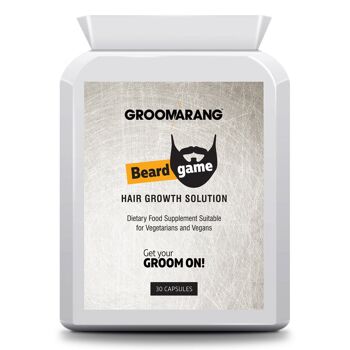 Groomarang 'Beard Game' Barbe Croissance Comprimés, 100 1