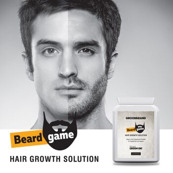 Groomarang 'Beard Game' Barbe Croissance Comprimés, 100 3
