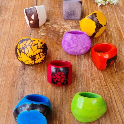 Anillos de tagua