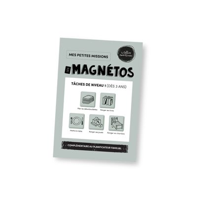 Los Magnetos - Mis pequeñas misiones: tareas de nivel 1 (a partir de 3 años) - LES BELLES COMBINES
