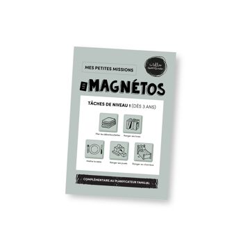 Les Magnétos - Mes Petites Missions : Tâches de niveau 1 (dès 3 ans) - LES BELLES COMBINES 1