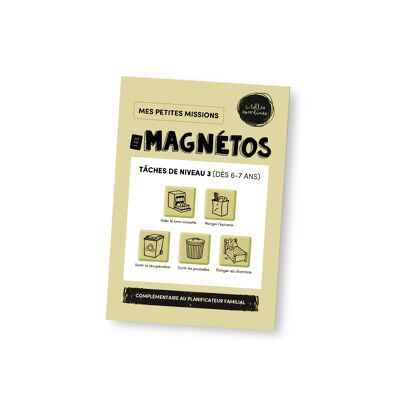Los Magnetos - Mis pequeñas misiones: tareas de nivel 3 (6-7 años) - LES BELLES COMBINES