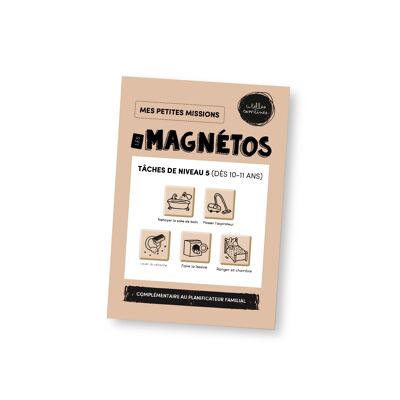 Les Magnétos - Mes Petites Missions : Tâches de niveau 5 (10-11 ans) - LES BELLES COMBINES