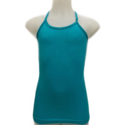 Girls Spaghetti camisole turquoise